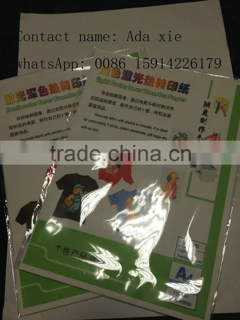 3G jet light heat transfer paper