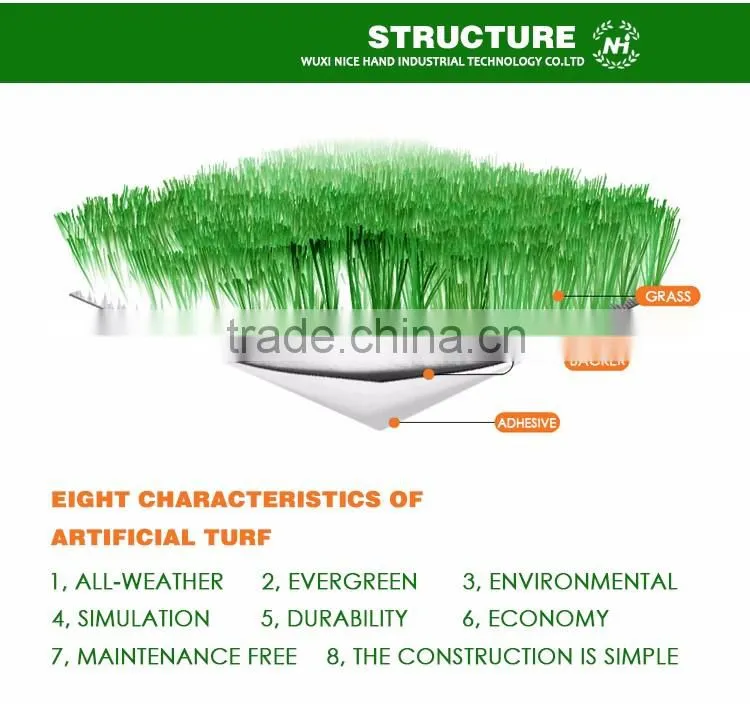 Long Warranty Nature Landscape Turf Artificial Grass For Garden