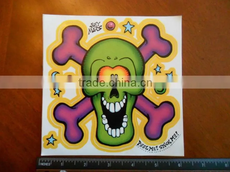 Top Quality UV Protected heat press sticker printing and custom label sticker,Glossy custom metal label ---DH20234