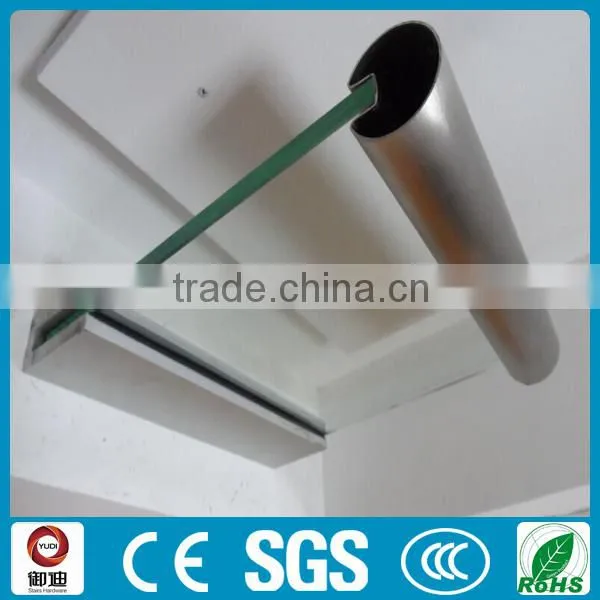 modern exterior used aluminum u base channel shoe glass balustrade