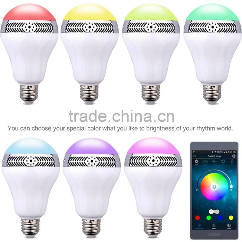 RGBW Lamp Bluetooth Control Smart Audio Speaker