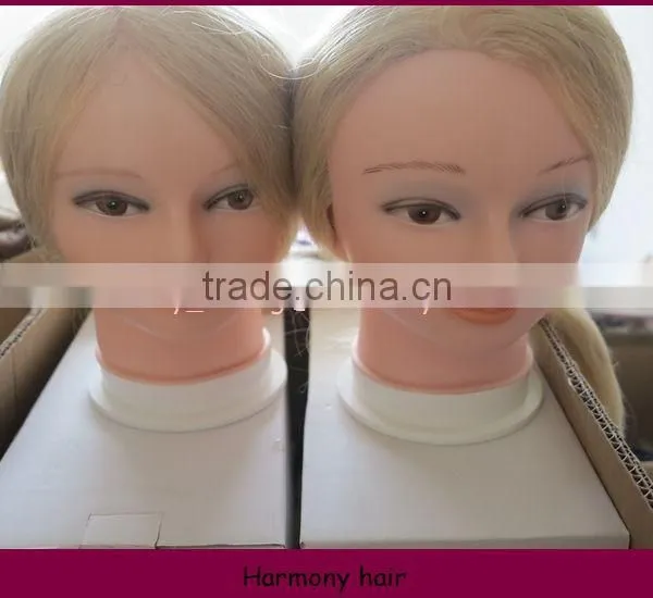 Hot selling Stock black mannequin heads with hair