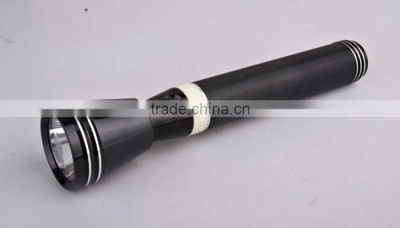 High power led rechargeable long distance flashlight torch for emergency light