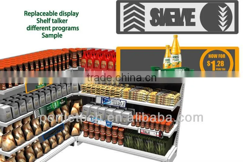 advertisement display shelf with epaper display modern shoes display shelf