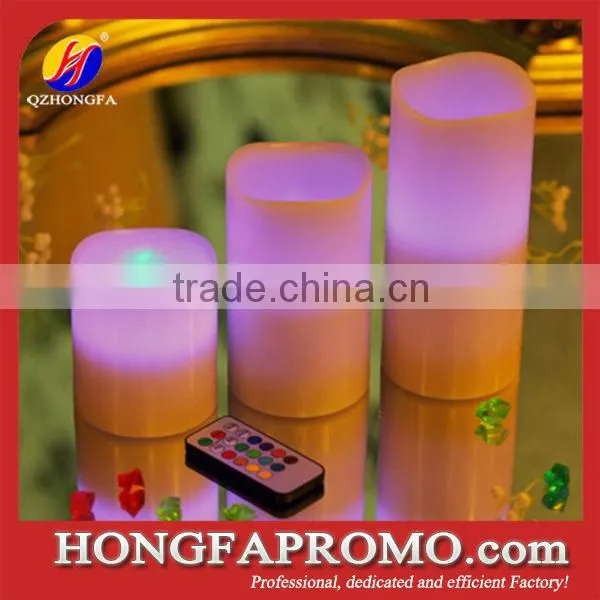 Artificial Wick Remote Control Led Timer Candle