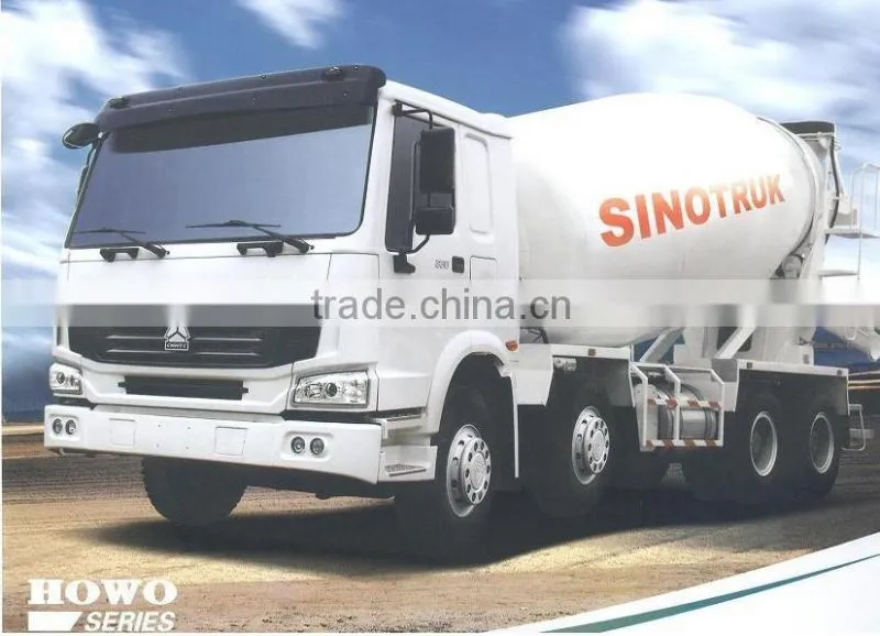 HOWO mixer truck with 8-12 M3 tank