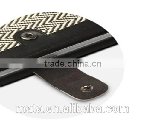 New Elegant Kniting Women Design PU Leather Case For Samsung
