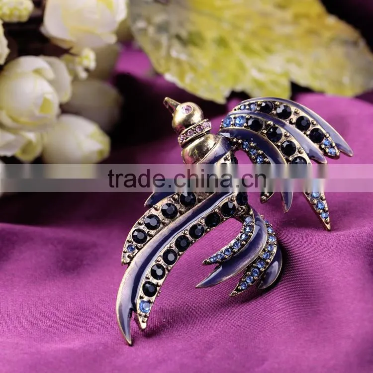 Fashion Elegant exquisite shining charm Mocking&jay brooches, china wholesale brooch, bird brooch