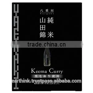 Retort curry sauce from Local kitchen Keema curry with Japanese sake and beef (200g) from Hyogo Prefecture