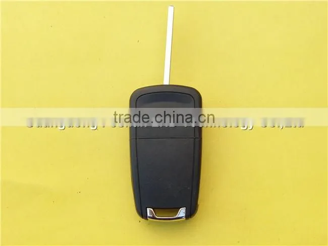 Flip key remote fob case cover for Chevrolet Cruze HU100 4 button car key blank