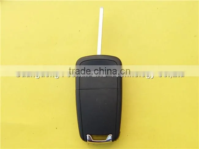 Keyless entry flip remote key Chevrolet 4+1 buttons HU100 blade