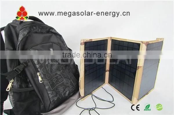 Portable solar panel charger for mobile phone
