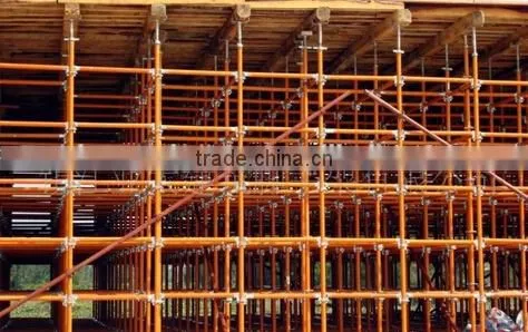 Metal Scaffold Tubular Scaffold Type, High Rise Safety Q235/Q345 Metal Cuplock Scaffold System for Construction