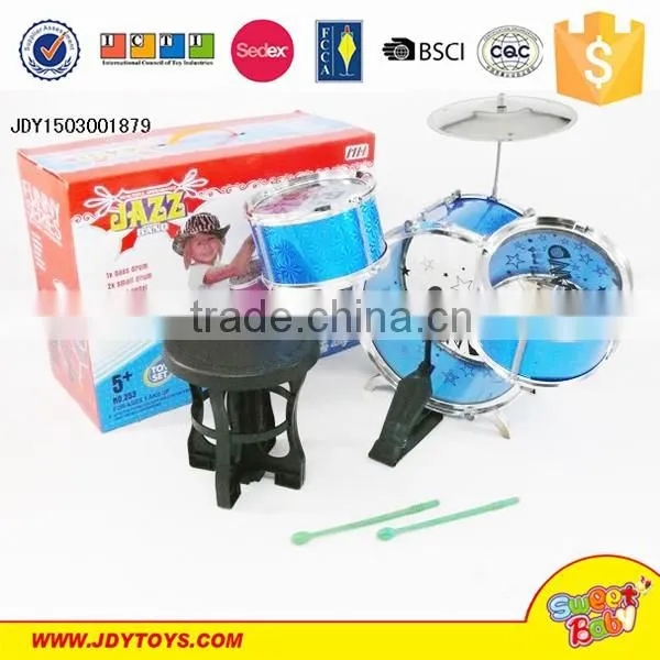 Hot creative mini electric jazz finger touch drum set toy with music