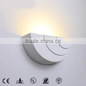 2 years warranty 9W Indoor round gypsum/plaster made LED recessed downlight