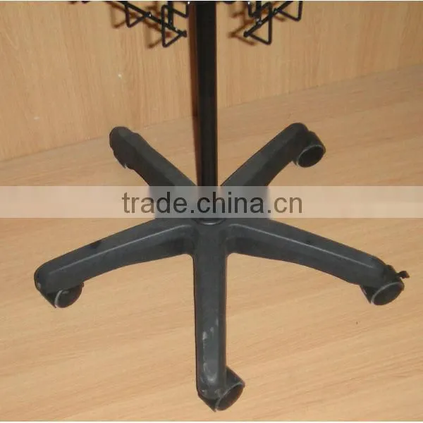 powder coating four sides magnet spinner display from china factory