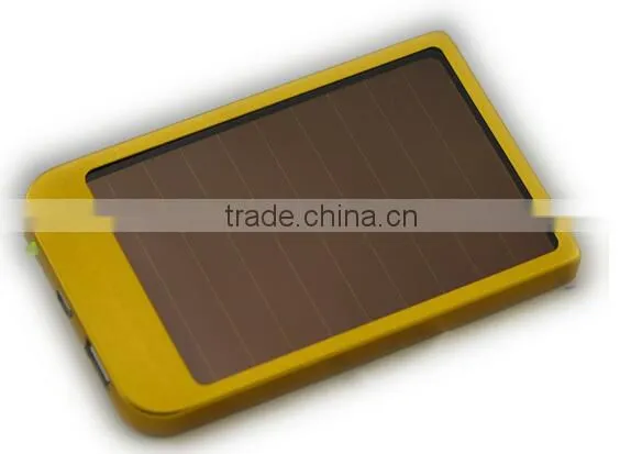2600 mAH portable solar panel charger solar wireless mobile phone charger