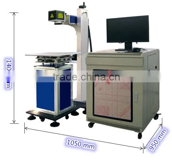 Air cooling separate type fiber laser marking machine for metal