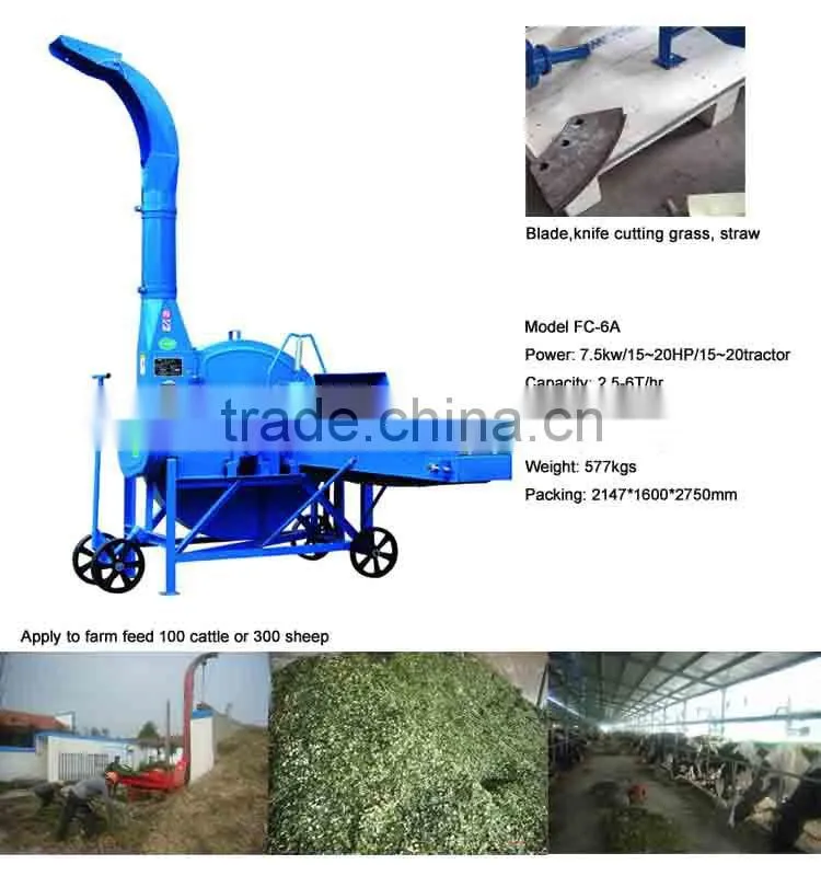 Animal Feed Processing Machine Hay Cutter