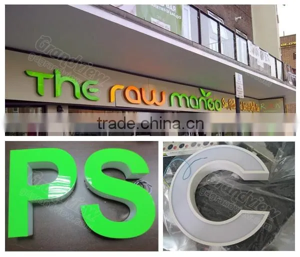 Outdoor advertising waterproof led module letter sign