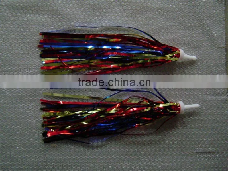 colorful children bike streamers