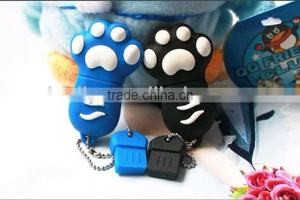 The funny 3D mini cats claws style silicone usb cover