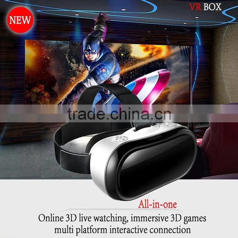 VR all in one headset,3D glass Vr box