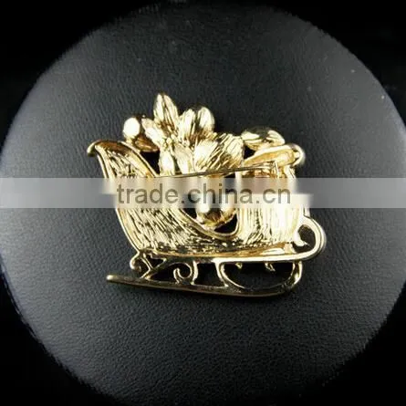 Colorful Crystal vintage alloy decorative brooch
