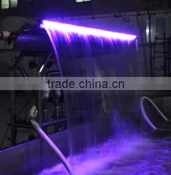 LED water curtain garden waterfalls outdoor for decoration