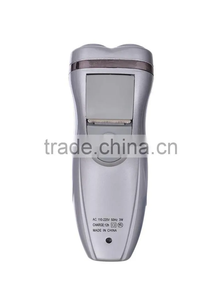 Triple blade rechargeable shaver beard shaver