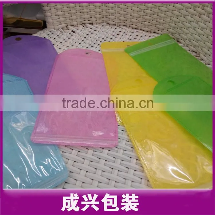 iphone 6 plue mobile case packaging/poly bag/plastic zipper sleeve/transparent packing