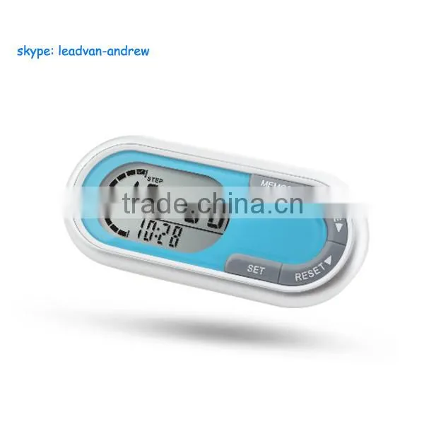 2014 New Pedometer Hot Selling Multi Function Pedometers with Belt Clip