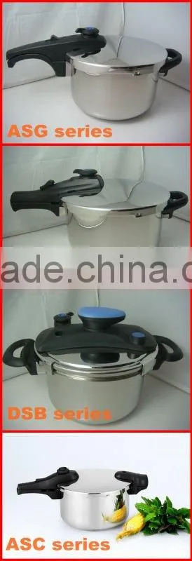 Stainless steel pressure cooker sets 18/8