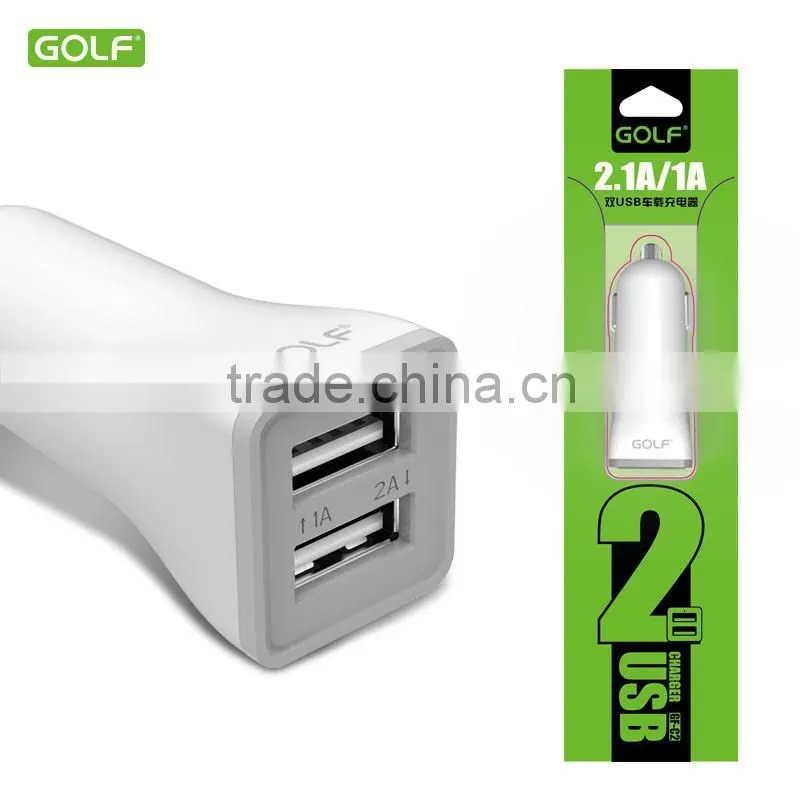 Dual car charger 5v 2.1A car charger usb charger for Samsung phones universal car usb charger