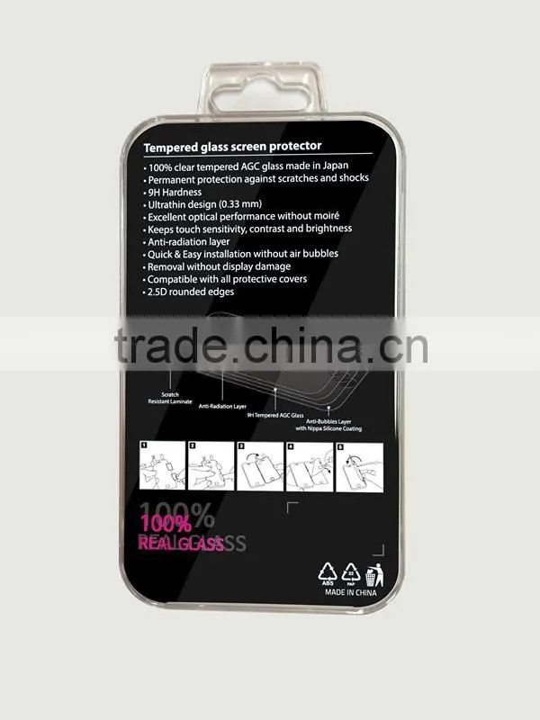For S7 edge tempered glass screen protector, clear 3D curved full cover glass for s7 edge