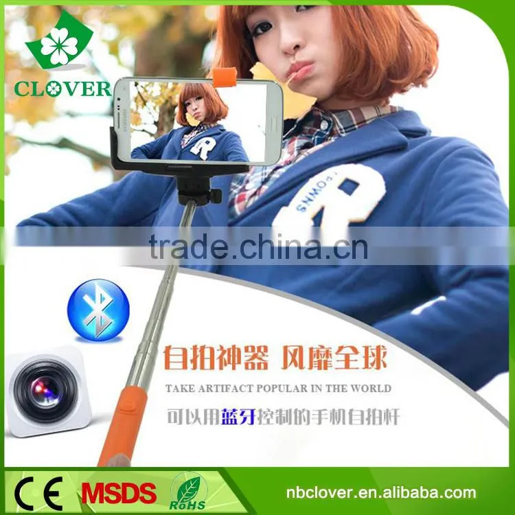 For all smartphone accessories foldable selfie stick monopod bluetooth