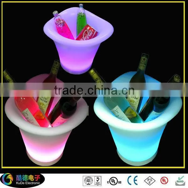 ORG Rechangeable led luminated ice bucket, bars and nightclubs design barware ice bucket fruit bucket