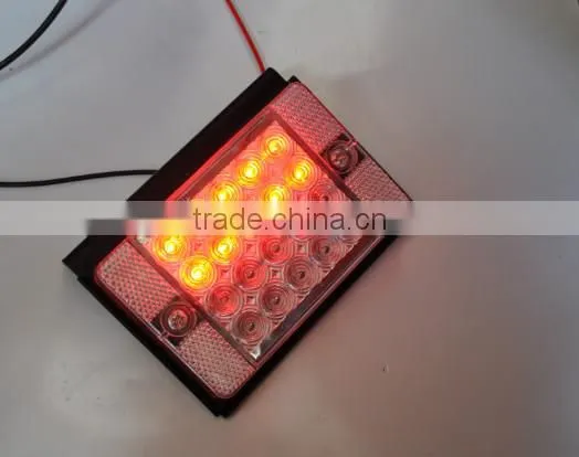 12-24v led truck side light led tail light led side marker lights trucks crystal