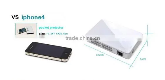 1080p supported 3d dlp mini projector with CE FCC PoHS UL