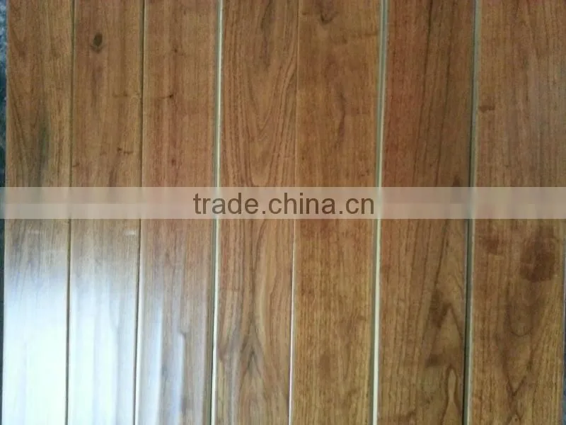 Waterproof Handsraped Afrormosia Solid Wood Flooring