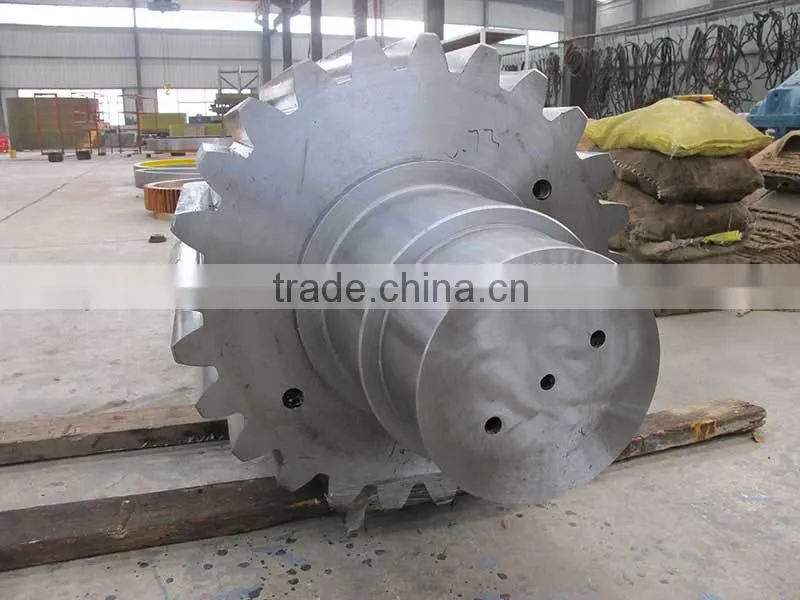 Gear Shaft for horizontal ball mill OR rotary kiln applications