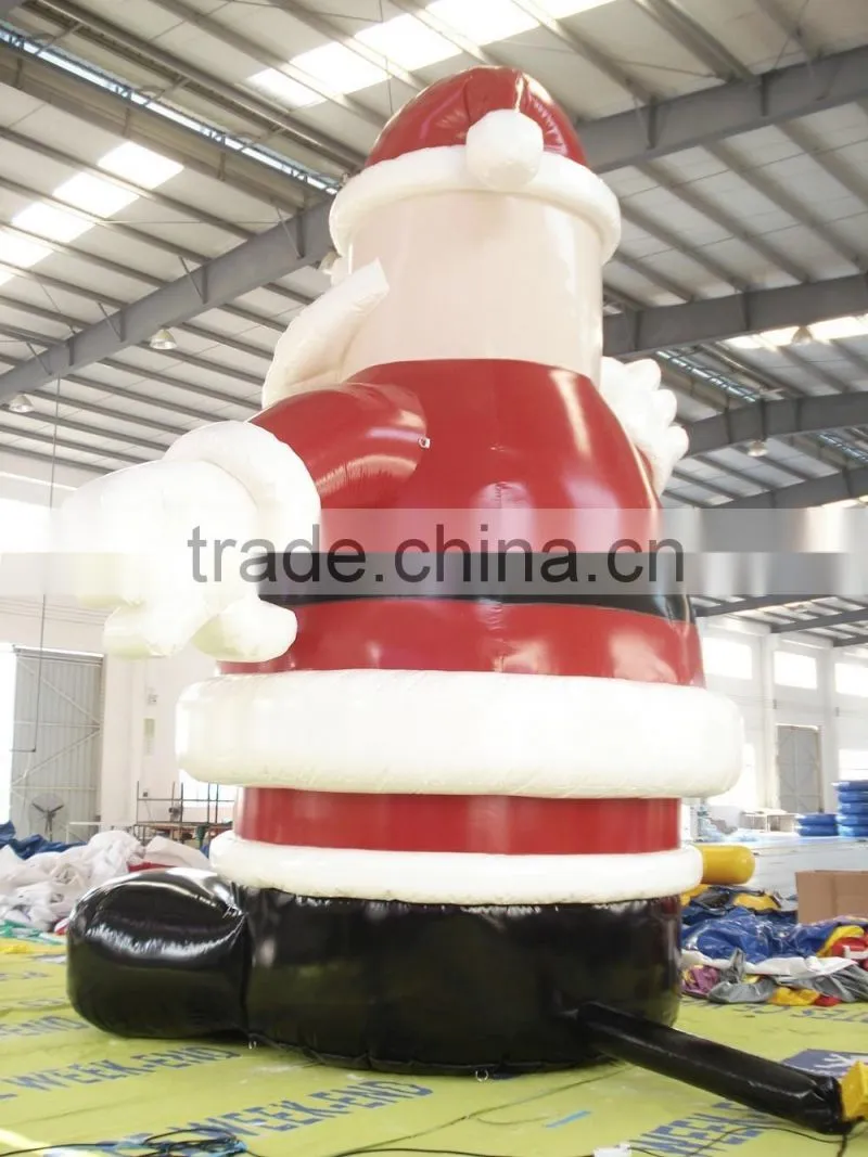 Selling giant cheap christmas decoration inflatable Santa Claus