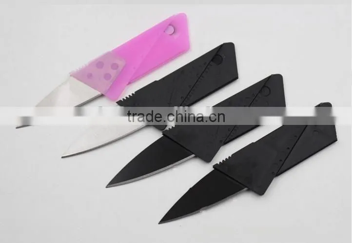 OEM Plastic and Stainless Steel Handle Material and Multi Knife Type Survival Card tools