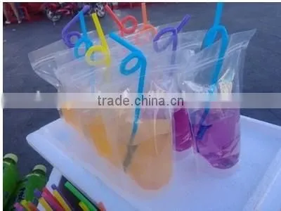 Stand up zipper plastic laminated pouch