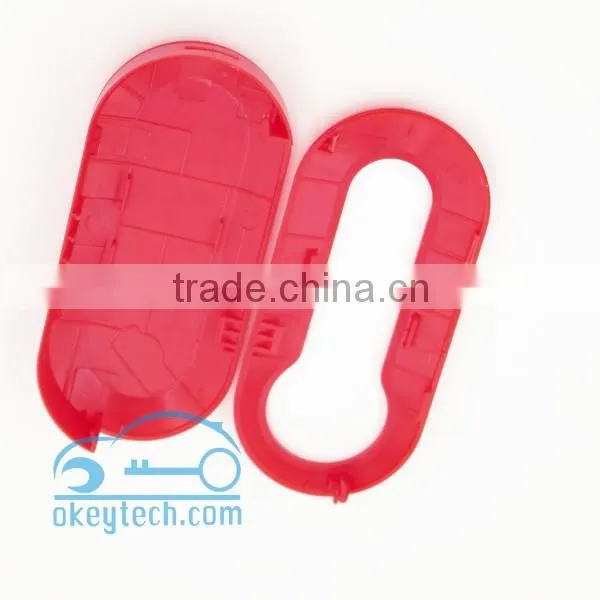 Okeytech Fiat 500 remote Car Key shell cover color for replacement oldromote Fiat 500 key shell cover