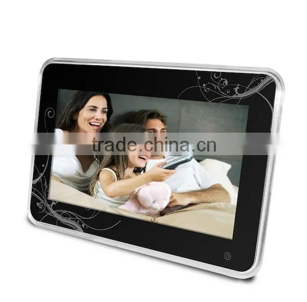 full hd 1080p digital photo frame with 10.1 inch digital photo frame with muti function with mirror surface frame