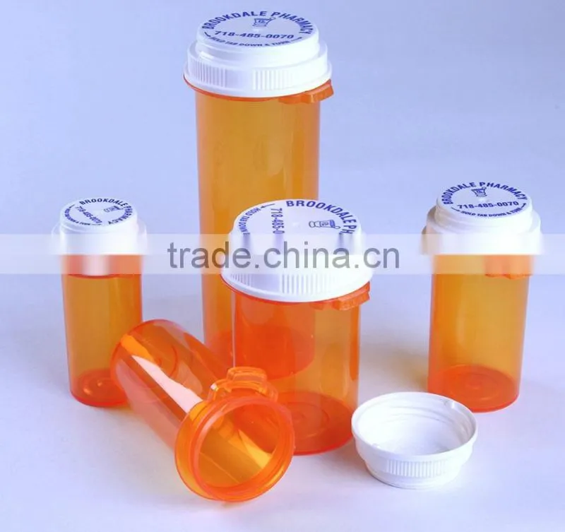 Plastic Amber Vials Bottles 10ml 20ml 30ml 50ml