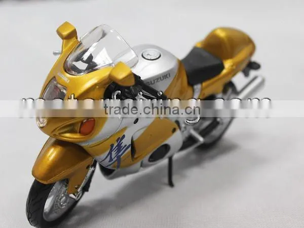 Suzuki gsxr1000 yellow Motorcycle model for home decoration