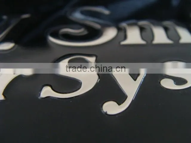 High quality customized metal logo label