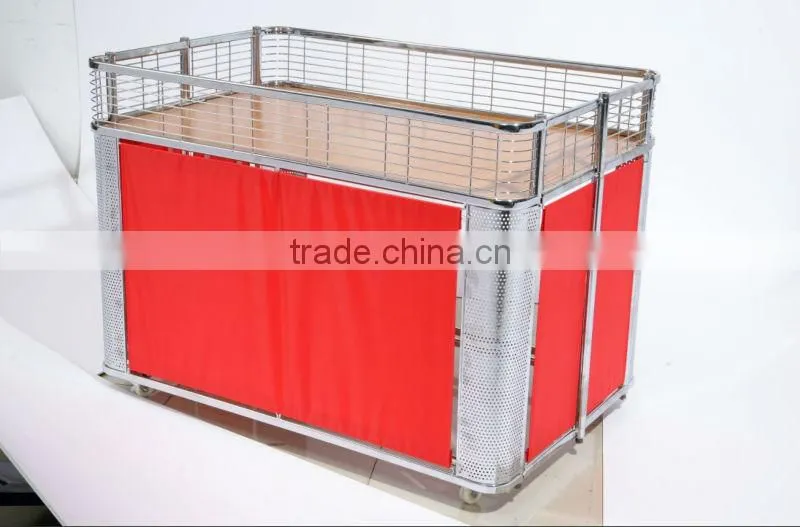 supermarket department store folding promotional table display HSX-2013